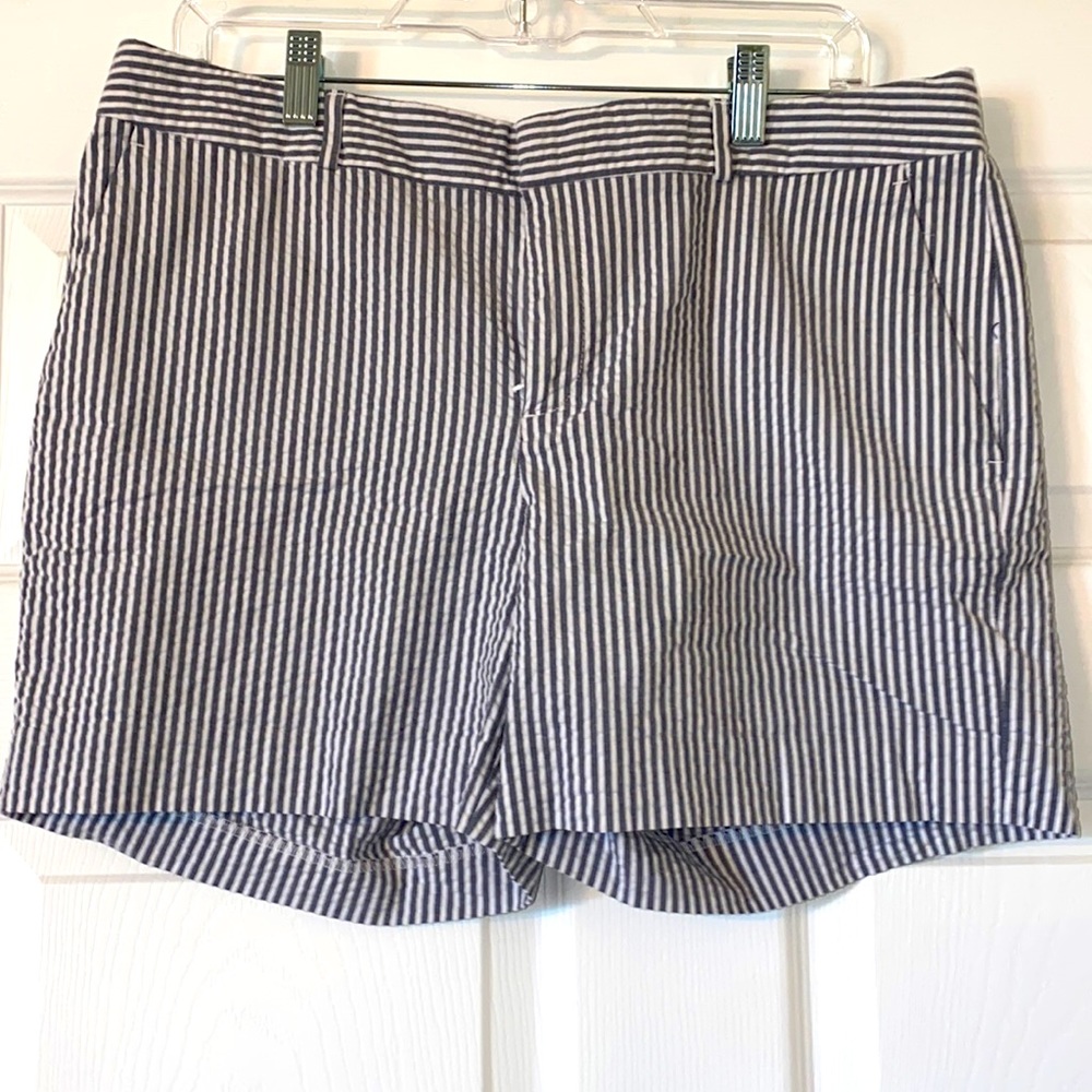 Light Grey Pin Stripped Shorts